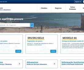 How to register and request a password on the Portuguese Finance Portal