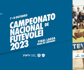 Praia do Carvoeiro is the stage of the Final of the National Footvolley Championship 2023