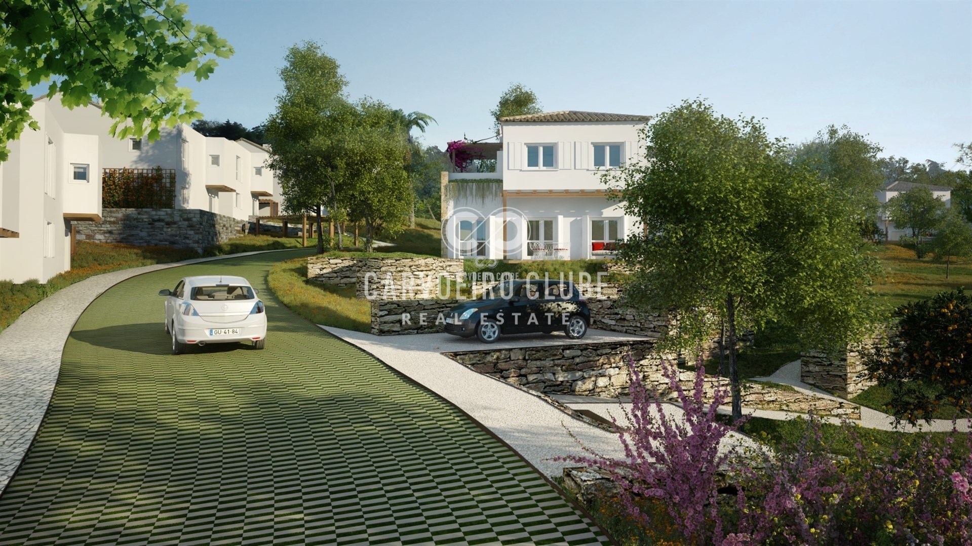 New 3-bedroom villas in a gated garden community 