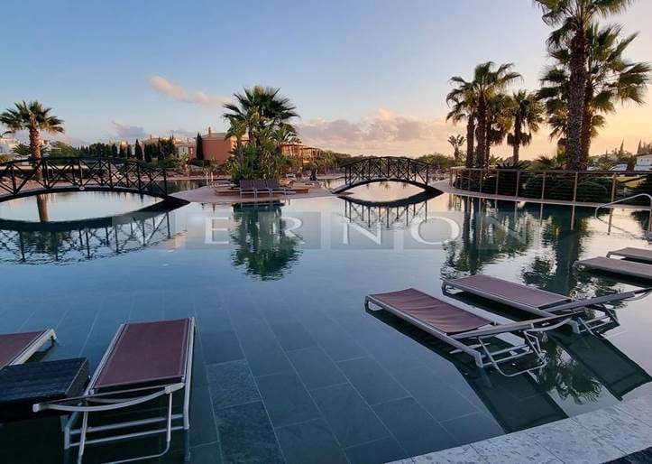 Algarve Carvoeiro for sale luxury 2 bed 2 bath apartment on prestigious 5* Monte Santo resort 