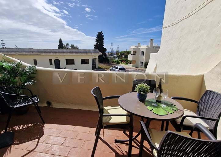 Algarve, Carvoeiro,  studio apartment with sea views and parking for sale, within short walk to Carvoeiro beach and amenities